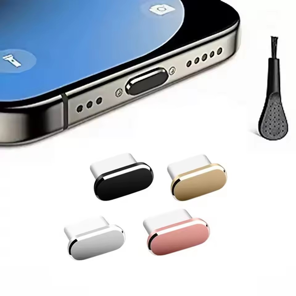 Type C Adapter - Lot de 4 bouchons anti-poussière USB-C
