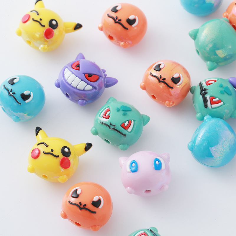 Phone Accessories And Electronics - 12 pièces Pokémon Perles DIY pour