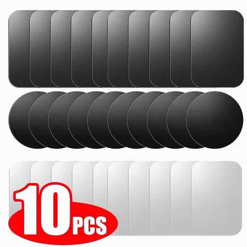 Phone Accessories Stand - 5/10 pièces Plaques Métalliques Magnétiques Autocollantes