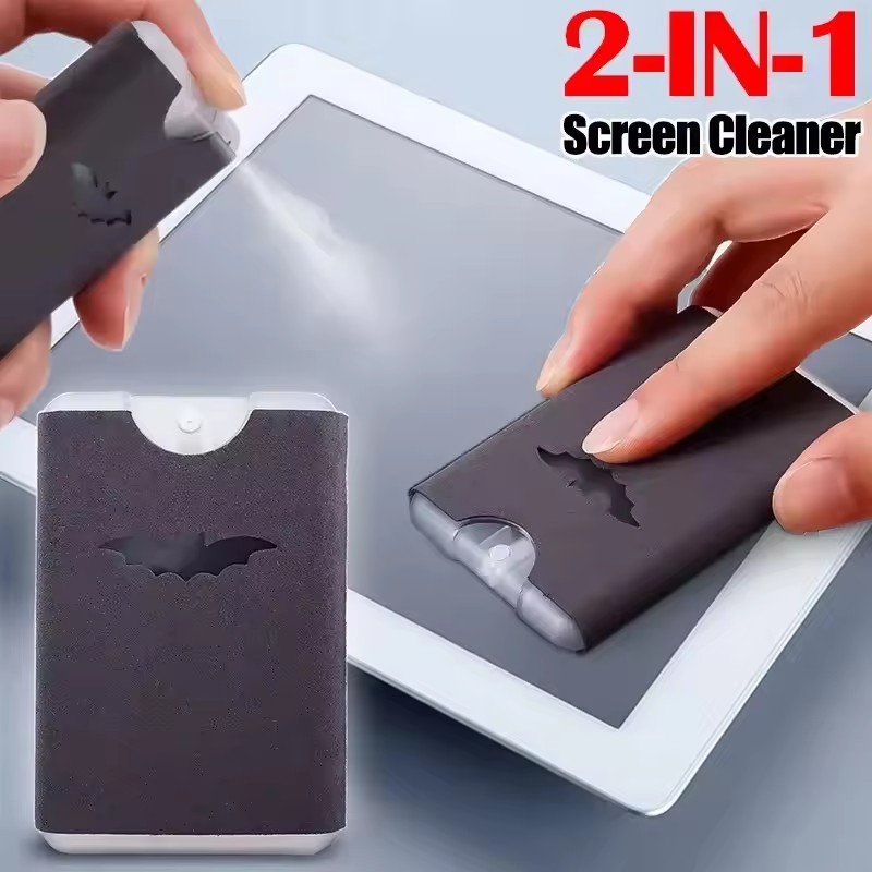 Screen Cleaner Spray - Kit de nettoyage d'écran 2-en-1 en