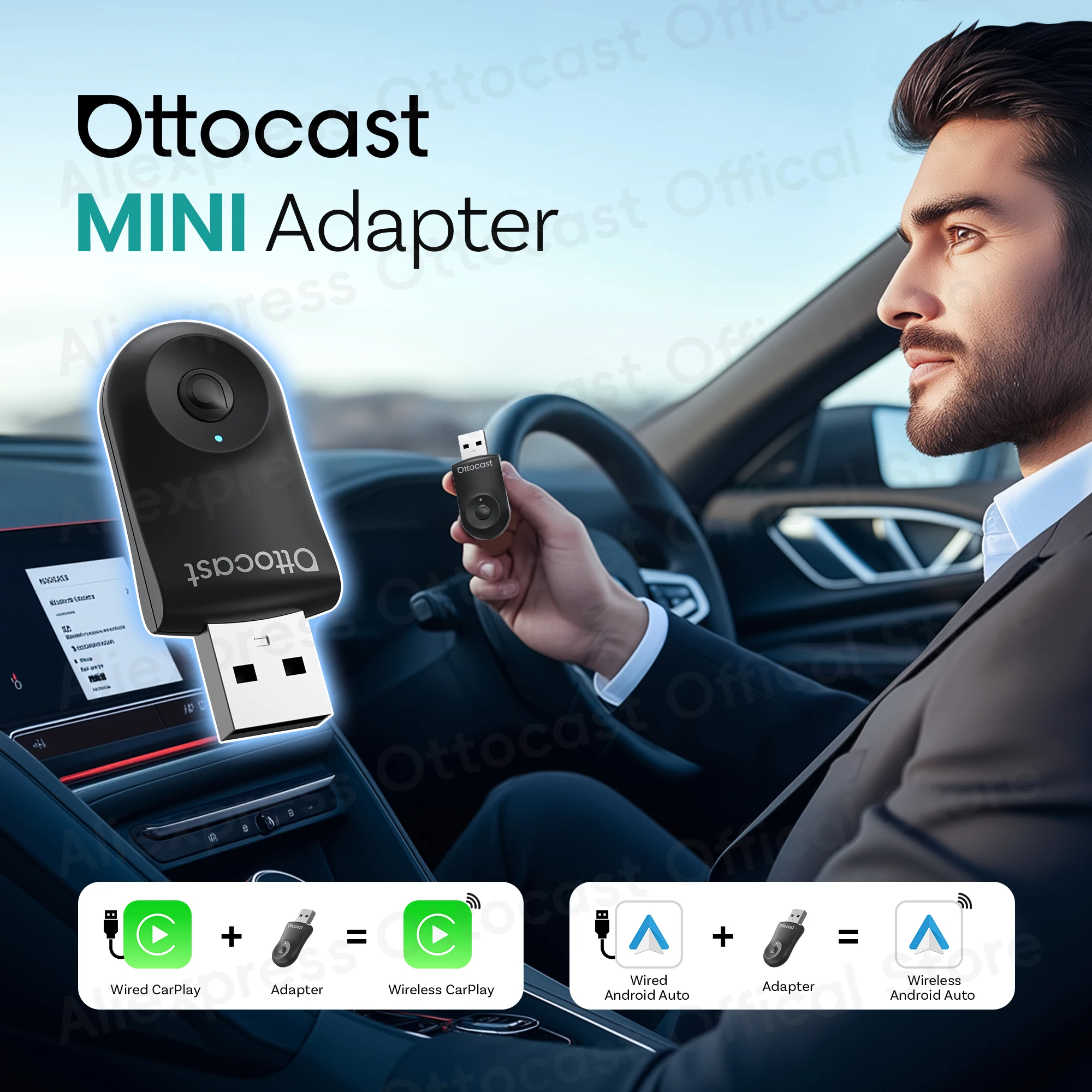 Phone Accessories And Electronics - Nouvel adaptateur sans fil OTTOCAST MINI
