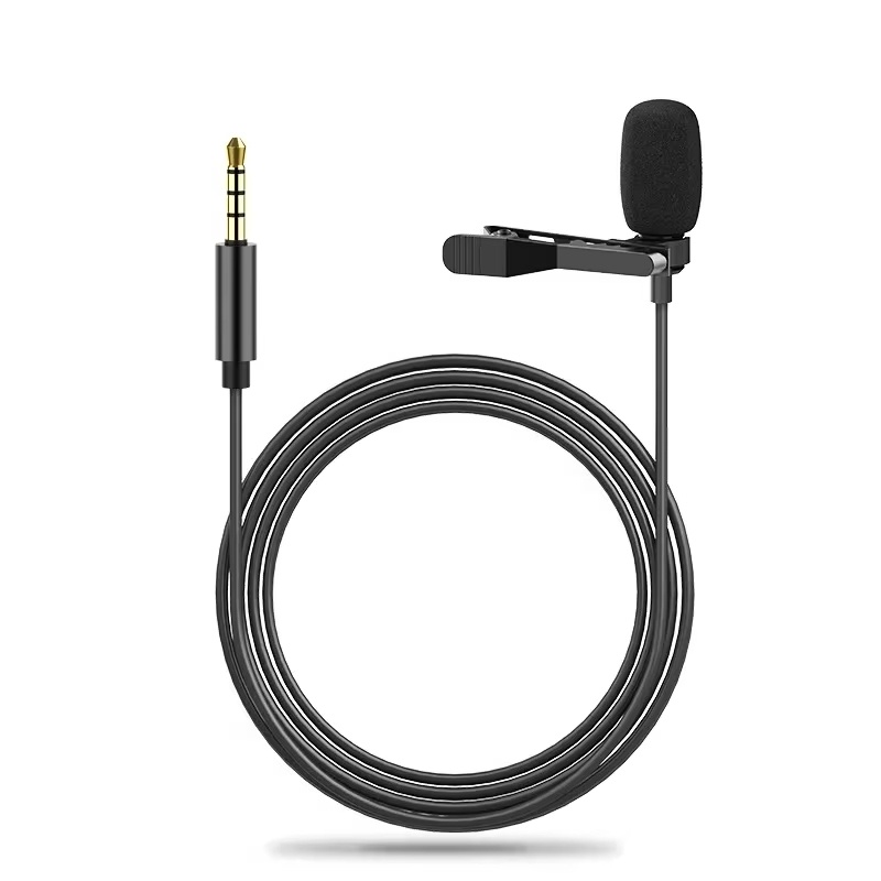 Type C Adapter - Mini Microphone Lavalier Portable à condensateur,