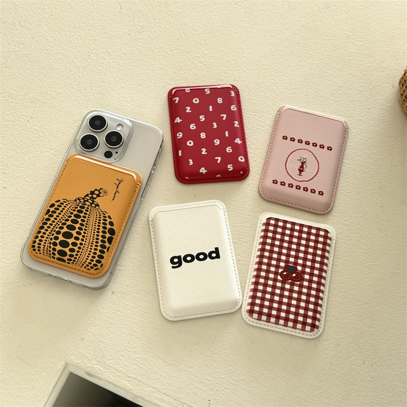 Phone Accessories And Cases - Portefeuille magnétique en cuir PU motif