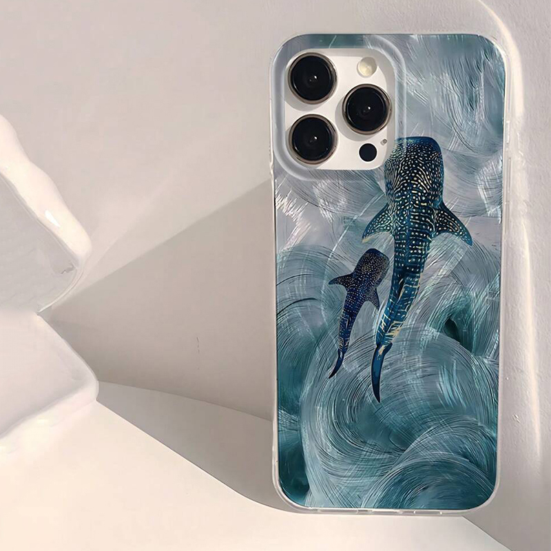 Xiaomi Redmi Note 14 - Coque de téléphone Design baleine requin