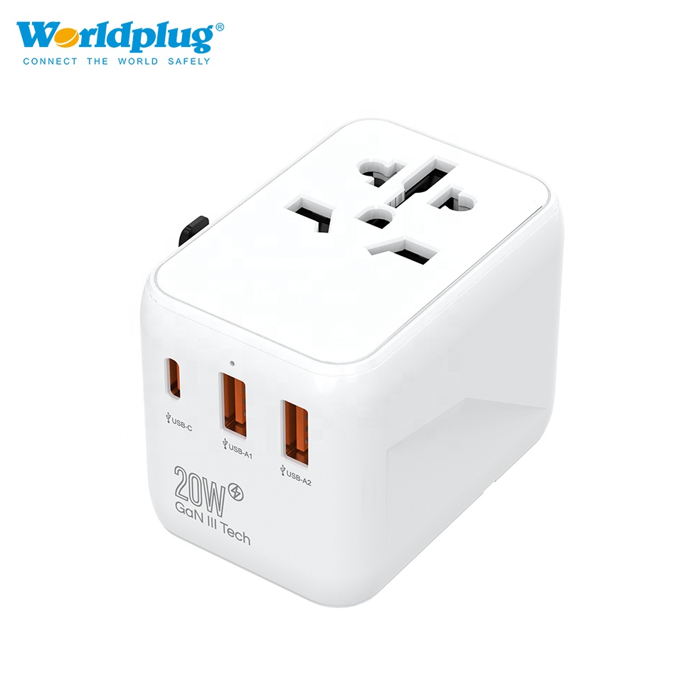 Type C Adapter - Adaptateur de prise murale multi-prises Type