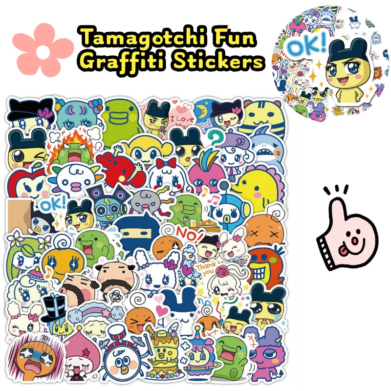 Phone Accessories And Electronics - Autocollants Tamagotchi japonais, animaux électroniques, Mametchi,