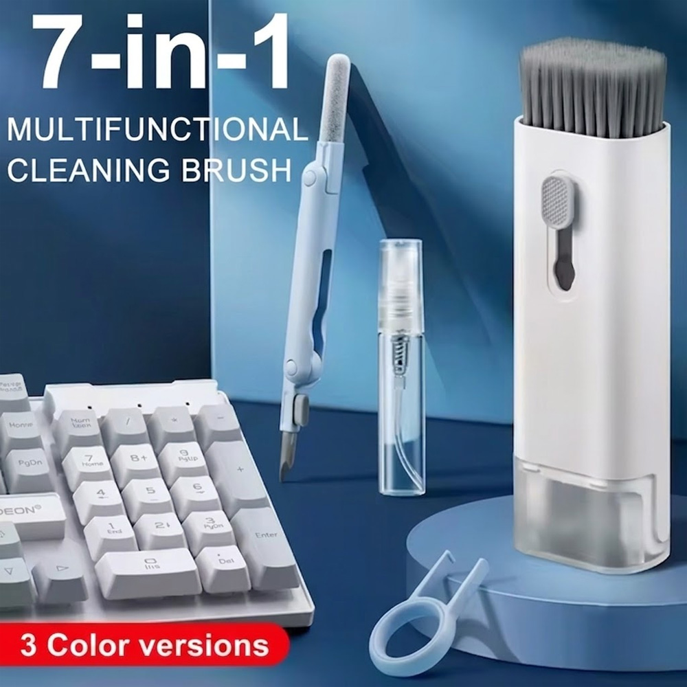 Screen Cleaner Spray - Kit de nettoyage de clavier 7-en-1