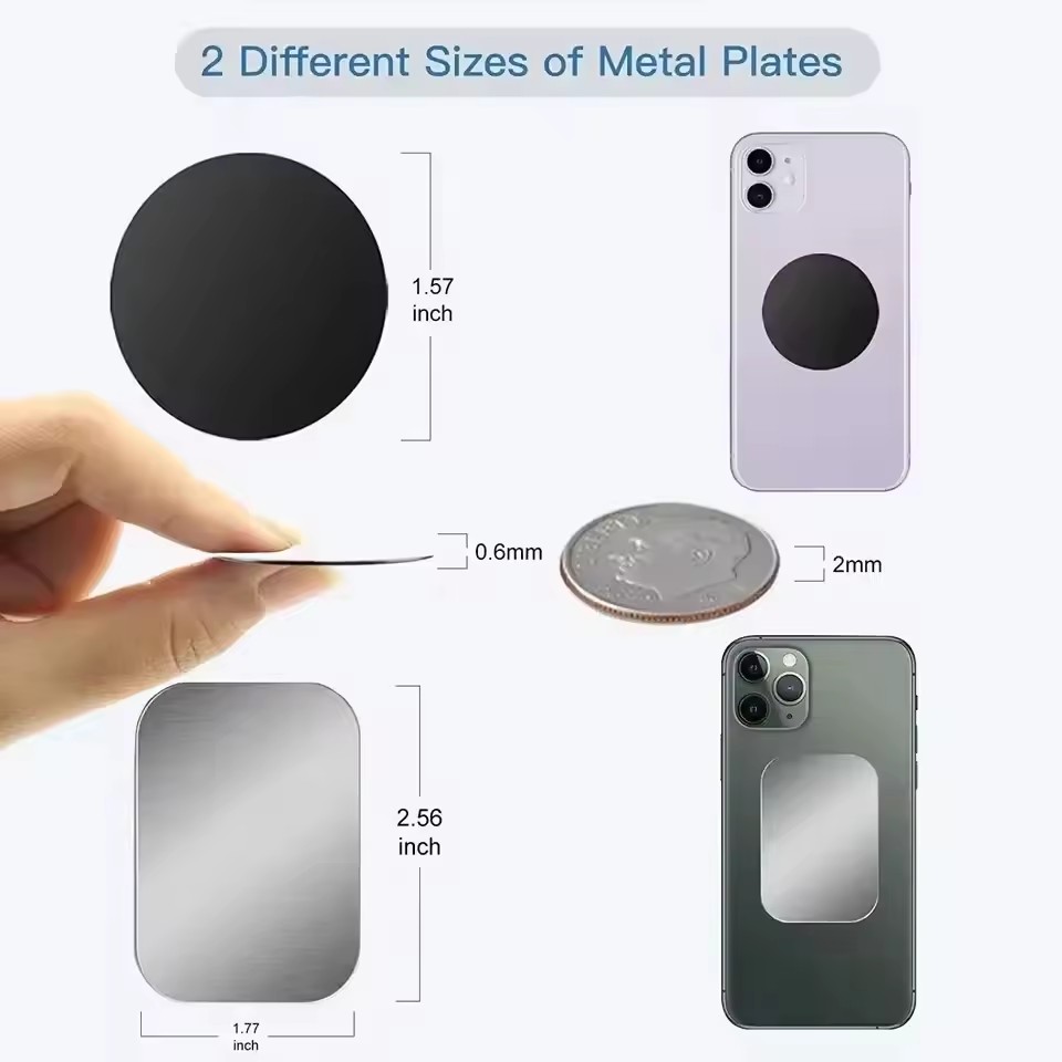 5/10 pièces Plaques Métallique - Phone Accessories Stand avis et prix