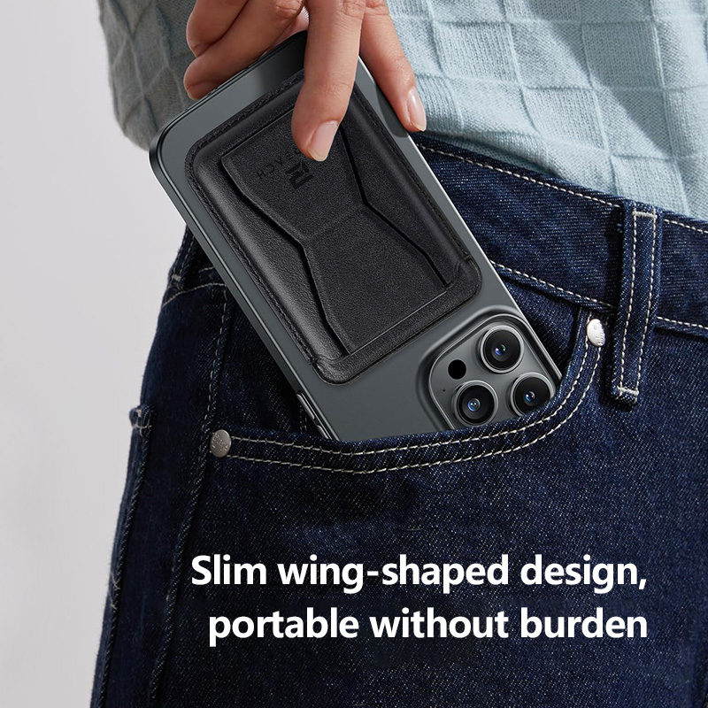 Portefeuille magnétique en cui - Phone Accessories Hippers avis et prix