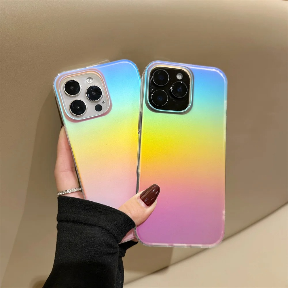 Coque dégradée laser givrée ef - Phone Accessories And Cases avis et prix
