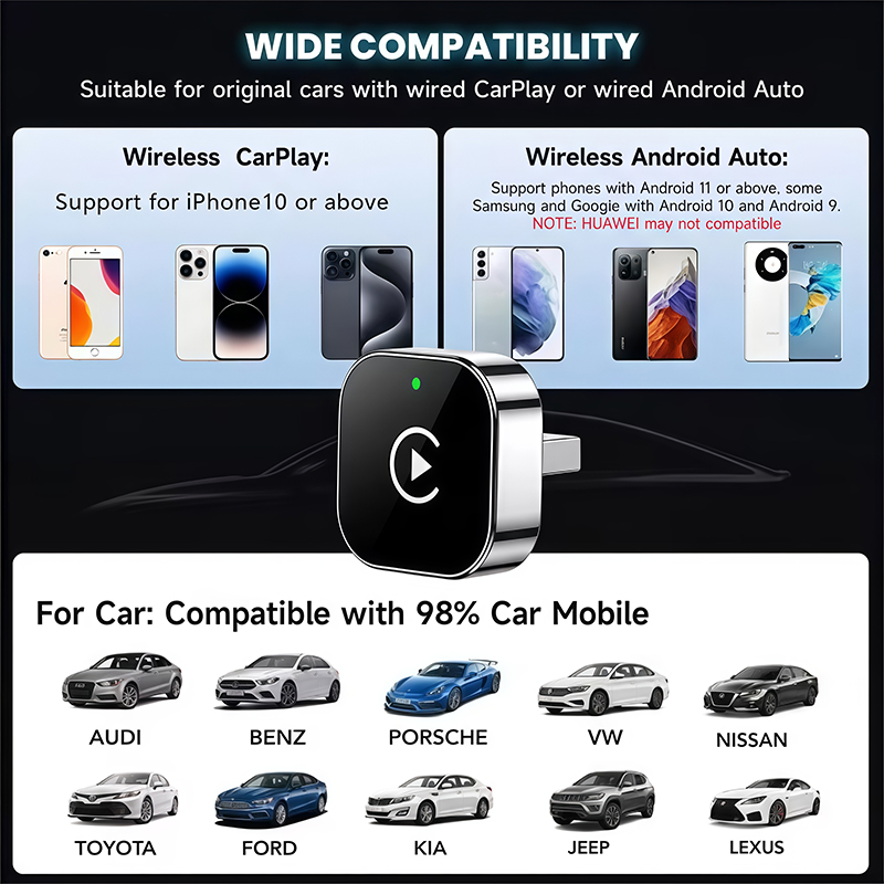 Adaptateur CarPlay sans fil 2- - Phone Accessories Unique avis et prix