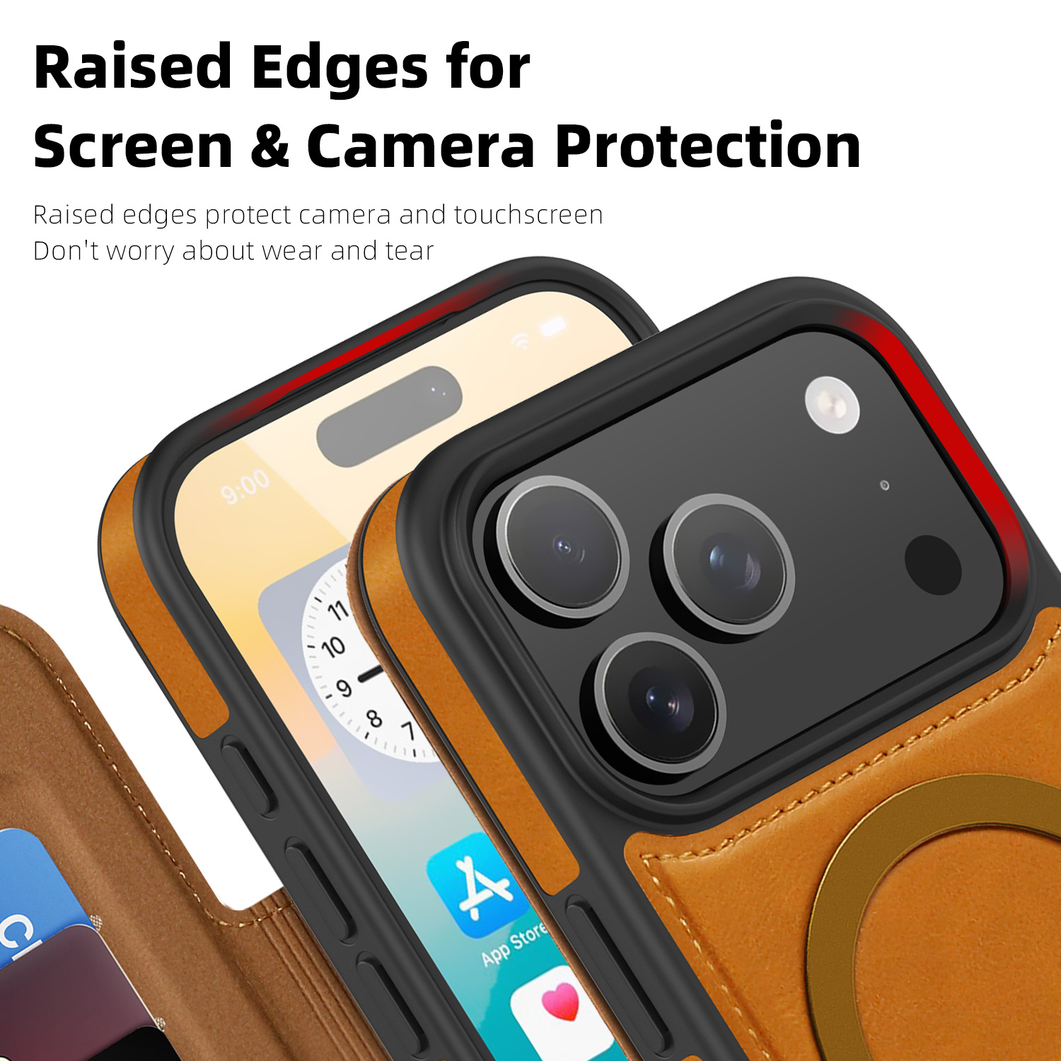 Étui portefeuille magnétique d - Phone Accessories Hippers avis et prix