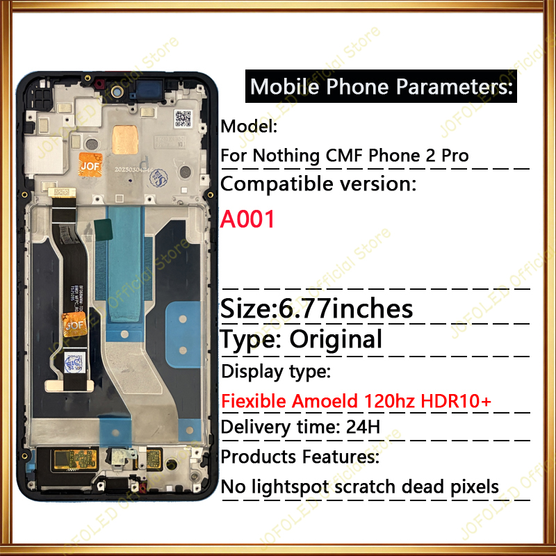 Écran tactile AMOLED LCD FHD+  - Phone Accessories Display Board avis et prix