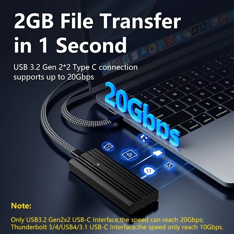 Boîtier externe pour SSD M.2 N - Type C Adapter avis et prix